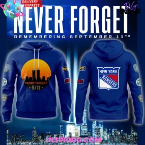 -New York Rangers Never Forget 2024 Hoodie