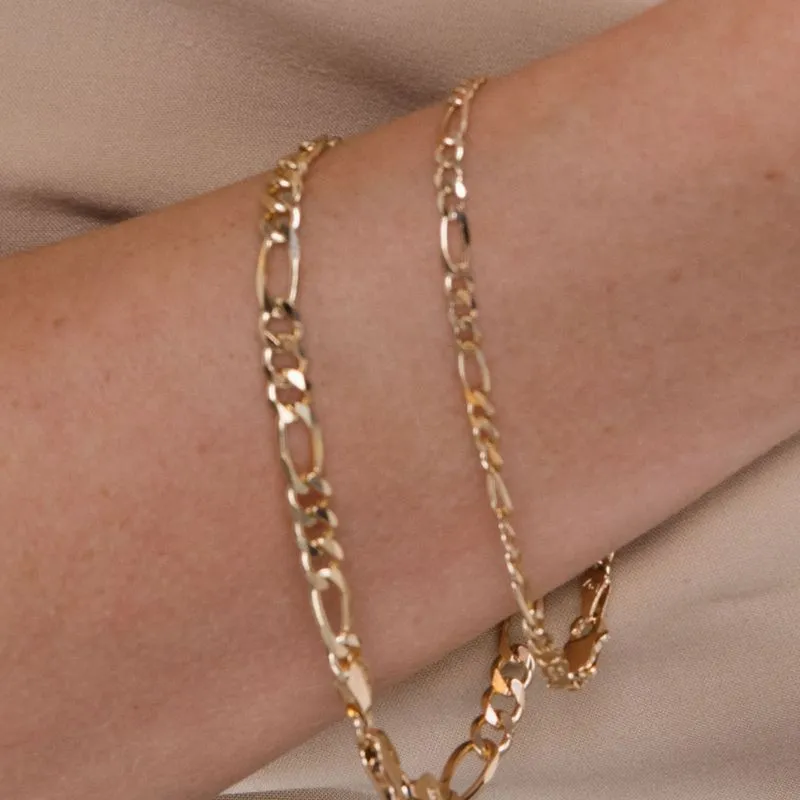 14K Gold Bracelet with Delicate Links