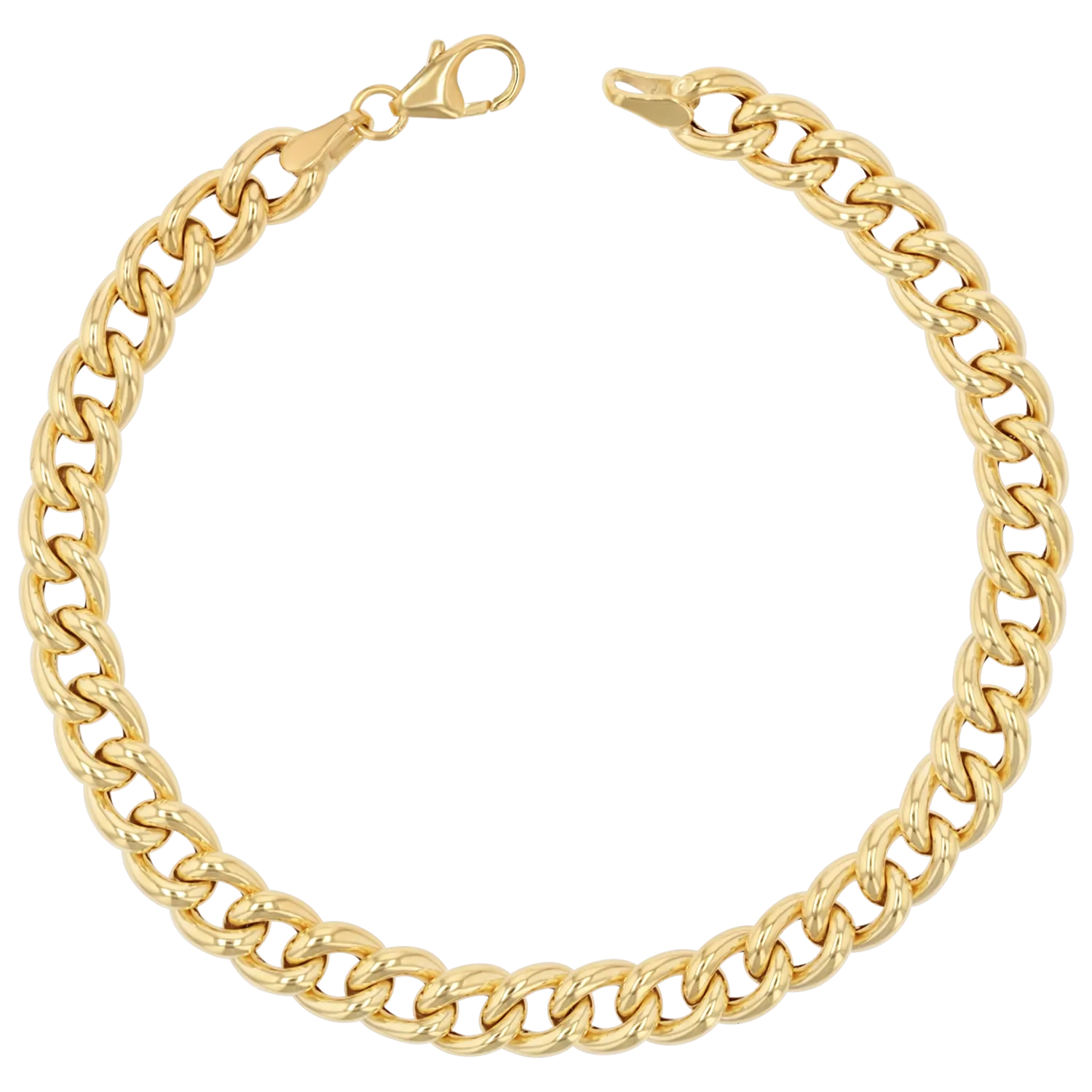 14K Grand Cuban Curb Link Bracelet