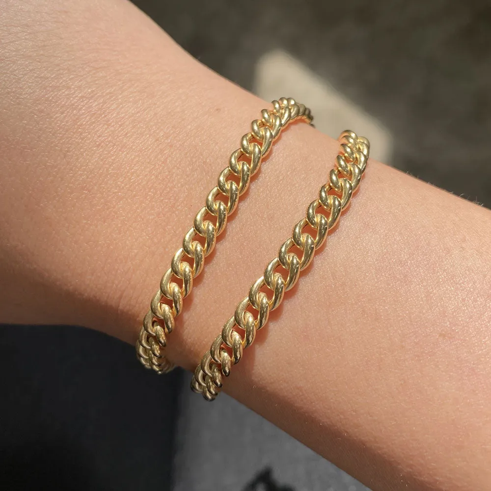 14K Grand Cuban Curb Link Bracelet