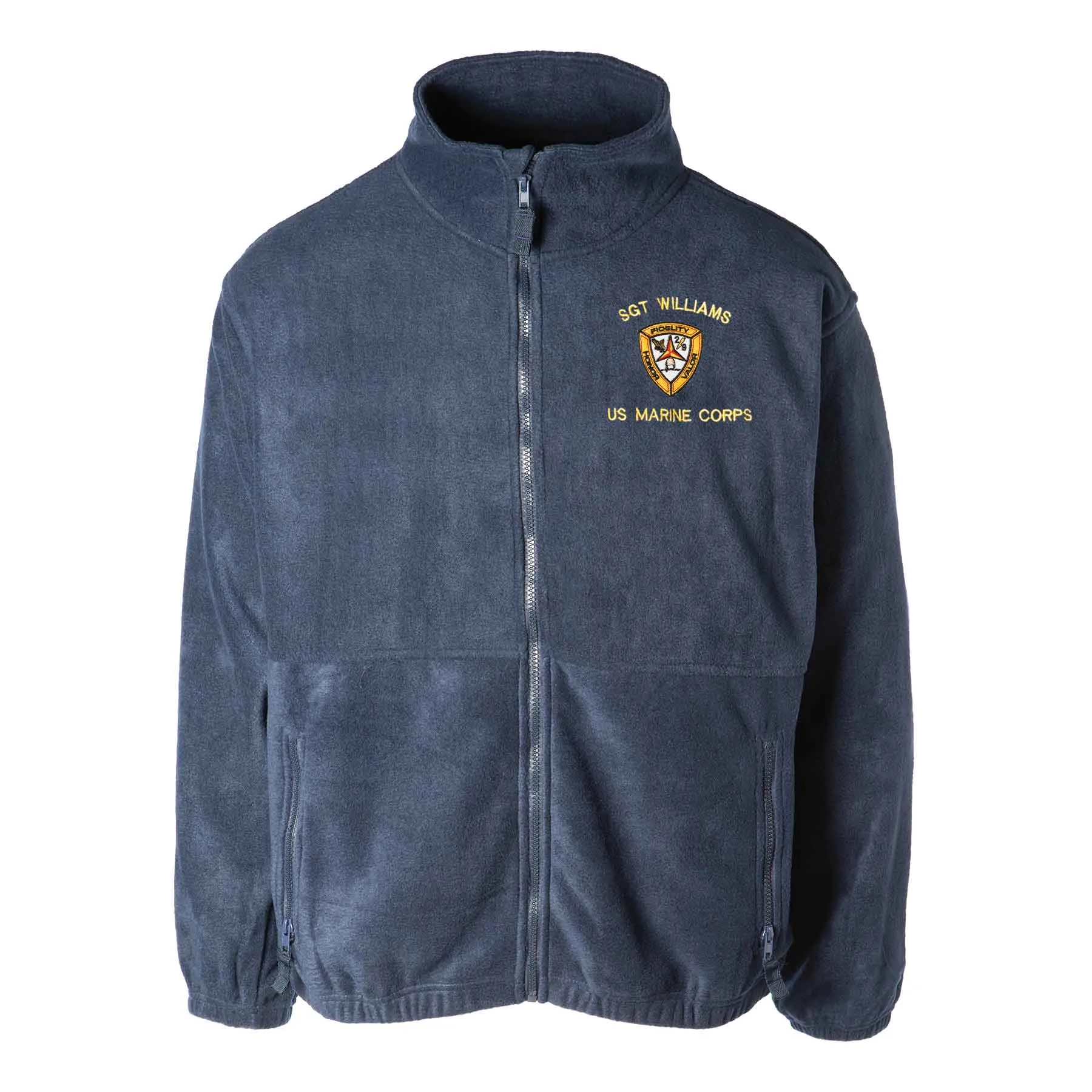 2nd Battalion 9th Marines Embroidered Fleece Full Zip