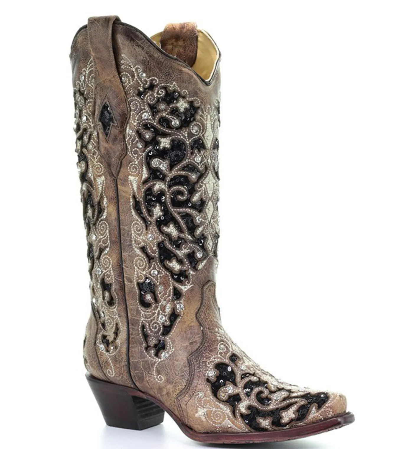 A3569 - Corral Women's Boot - Floral Embroidery