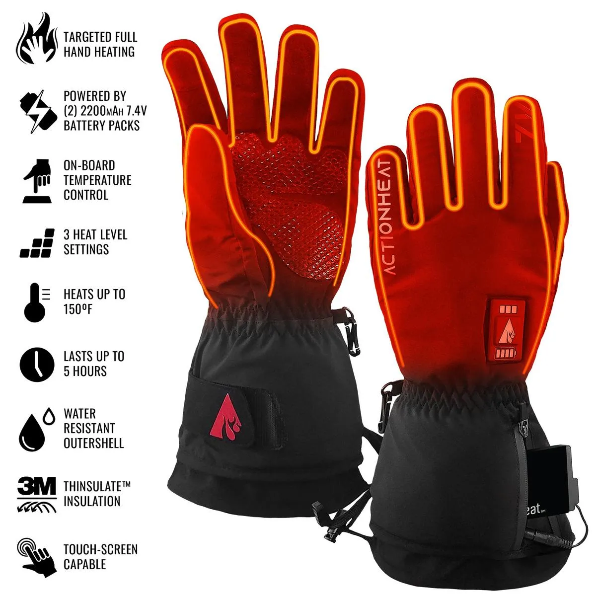 ActionHeat 7V Women's Everyday Heated Gloves