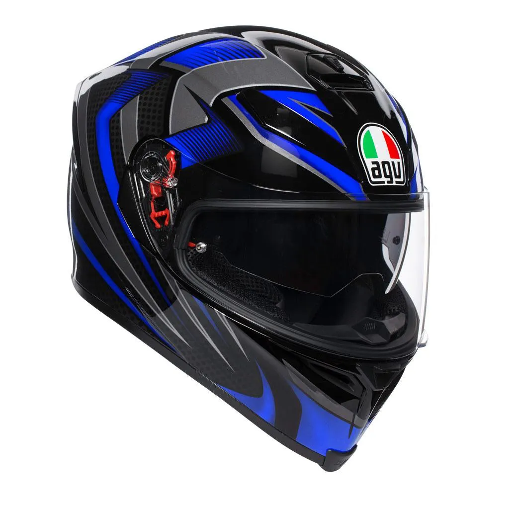 AGV - K5-S Hurricane 2.0 Black/Blue Helmet