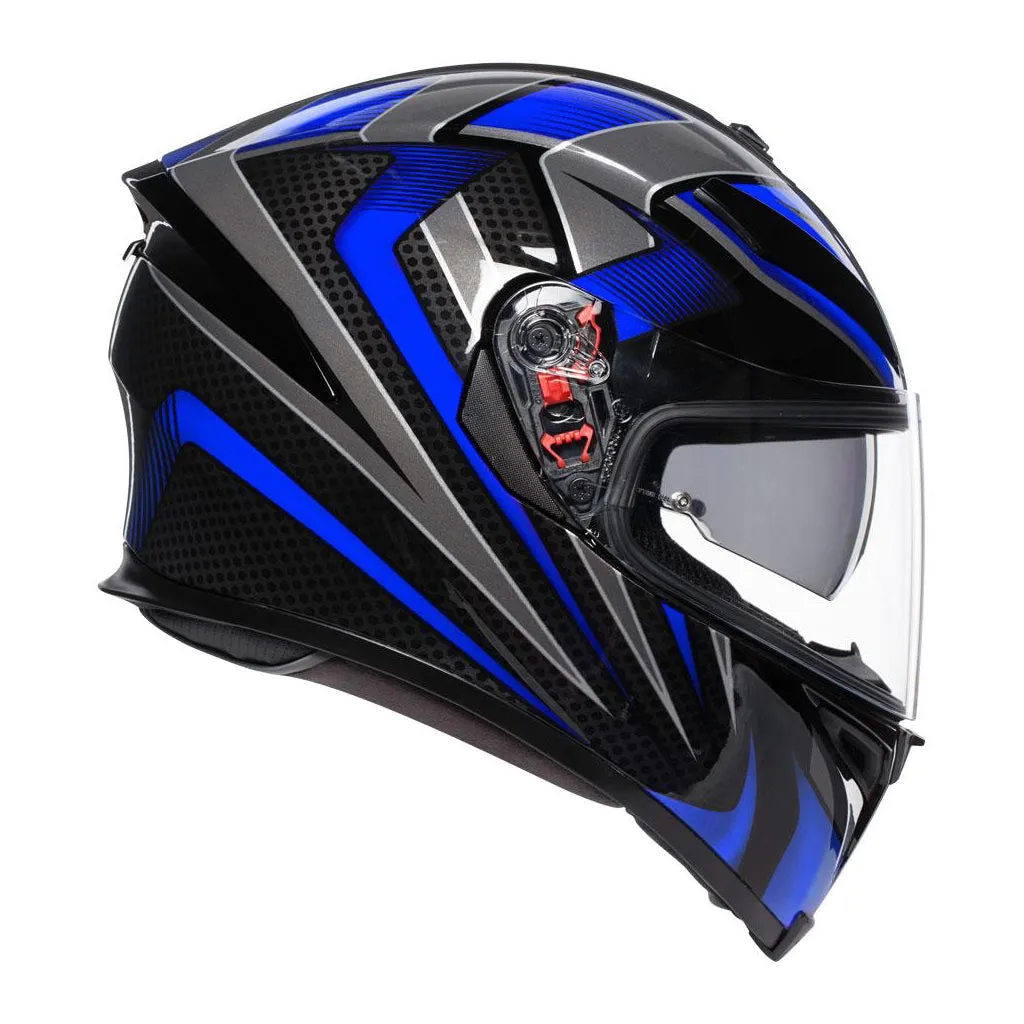 AGV - K5-S Hurricane 2.0 Black/Blue Helmet