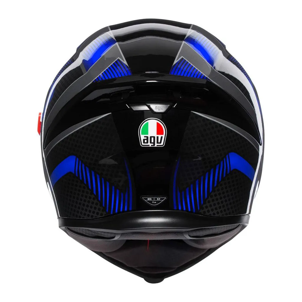 AGV - K5-S Hurricane 2.0 Black/Blue Helmet