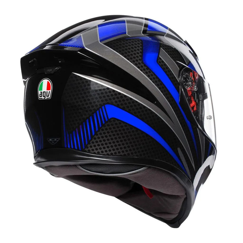 AGV - K5-S Hurricane 2.0 Black/Blue Helmet