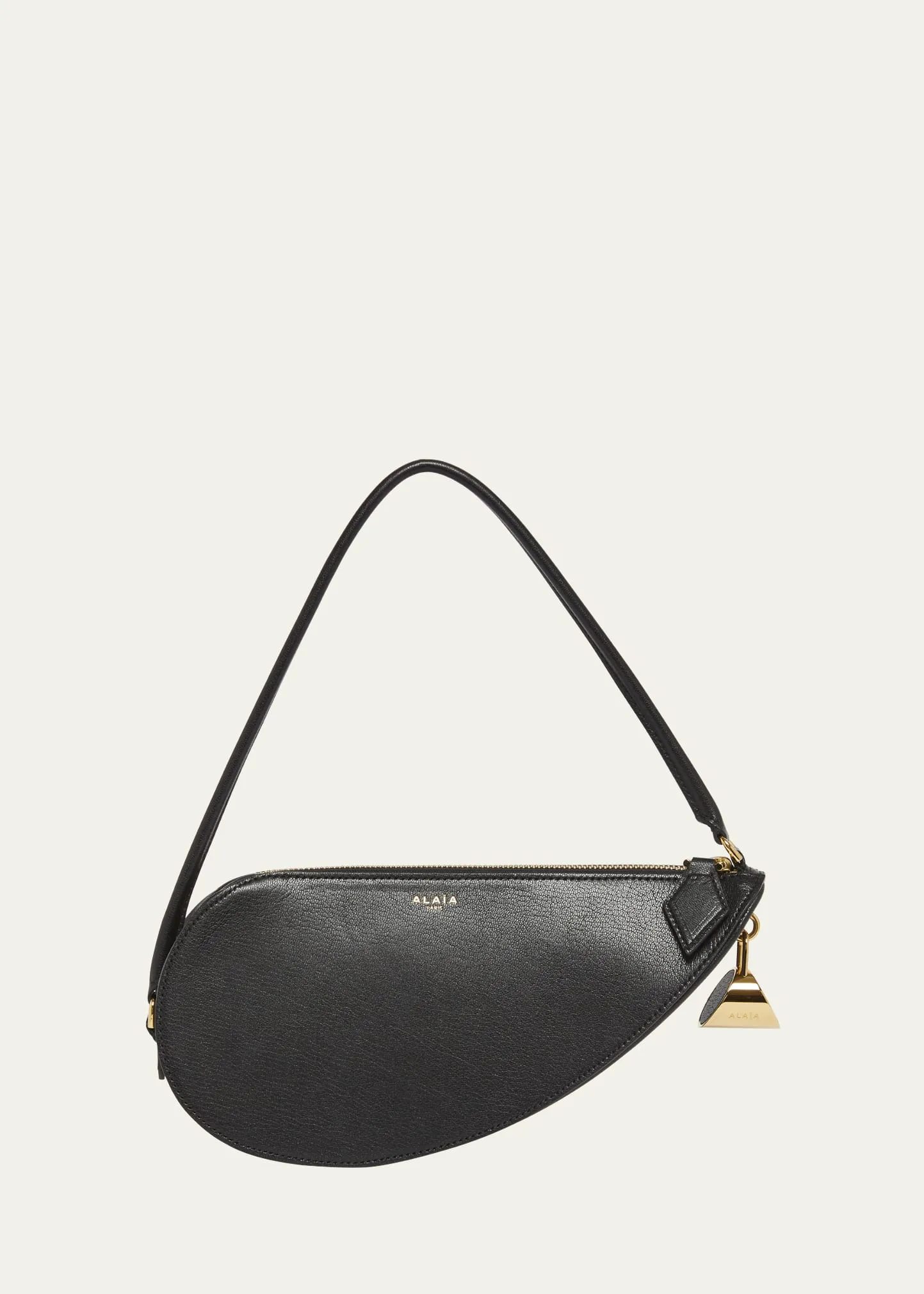 ALAIA Le Demi Goat Leather Shoulder Bag