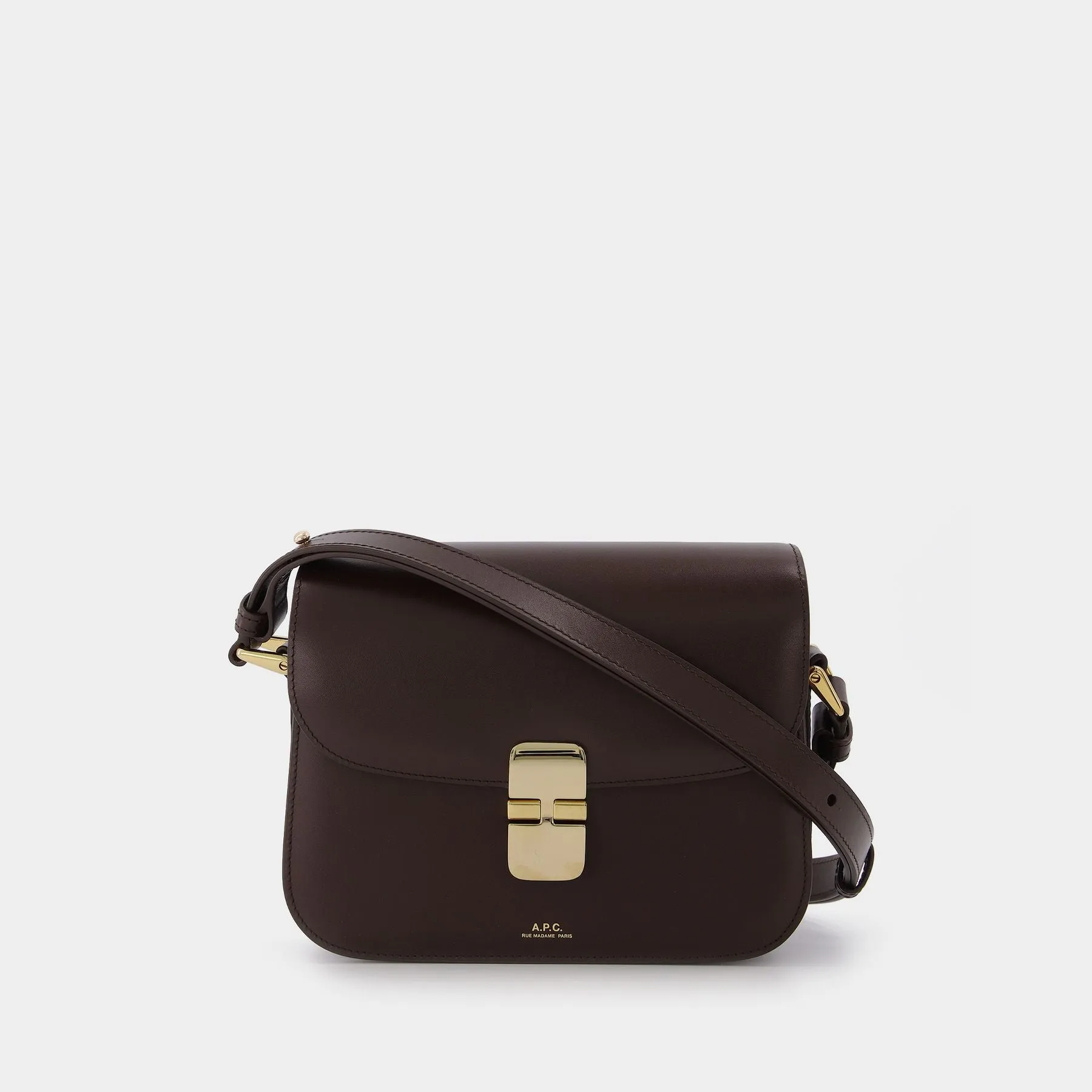 A.P.C.  Grace Small Bag in Brown Leather