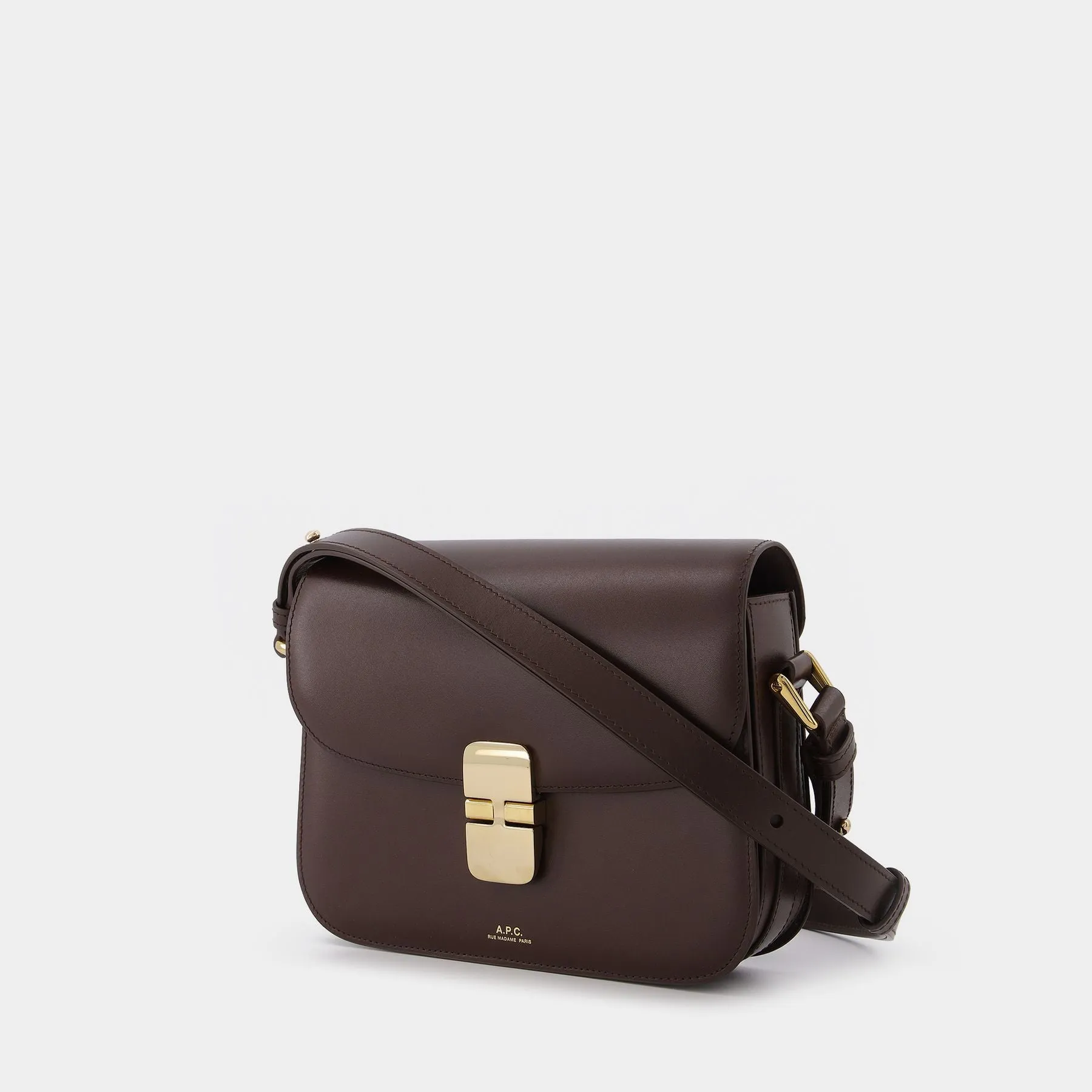 A.P.C.  Grace Small Bag in Brown Leather