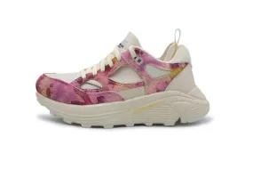 Aura Faux Ponyhair Tie Dye Sneakers - Fuchsia Combo