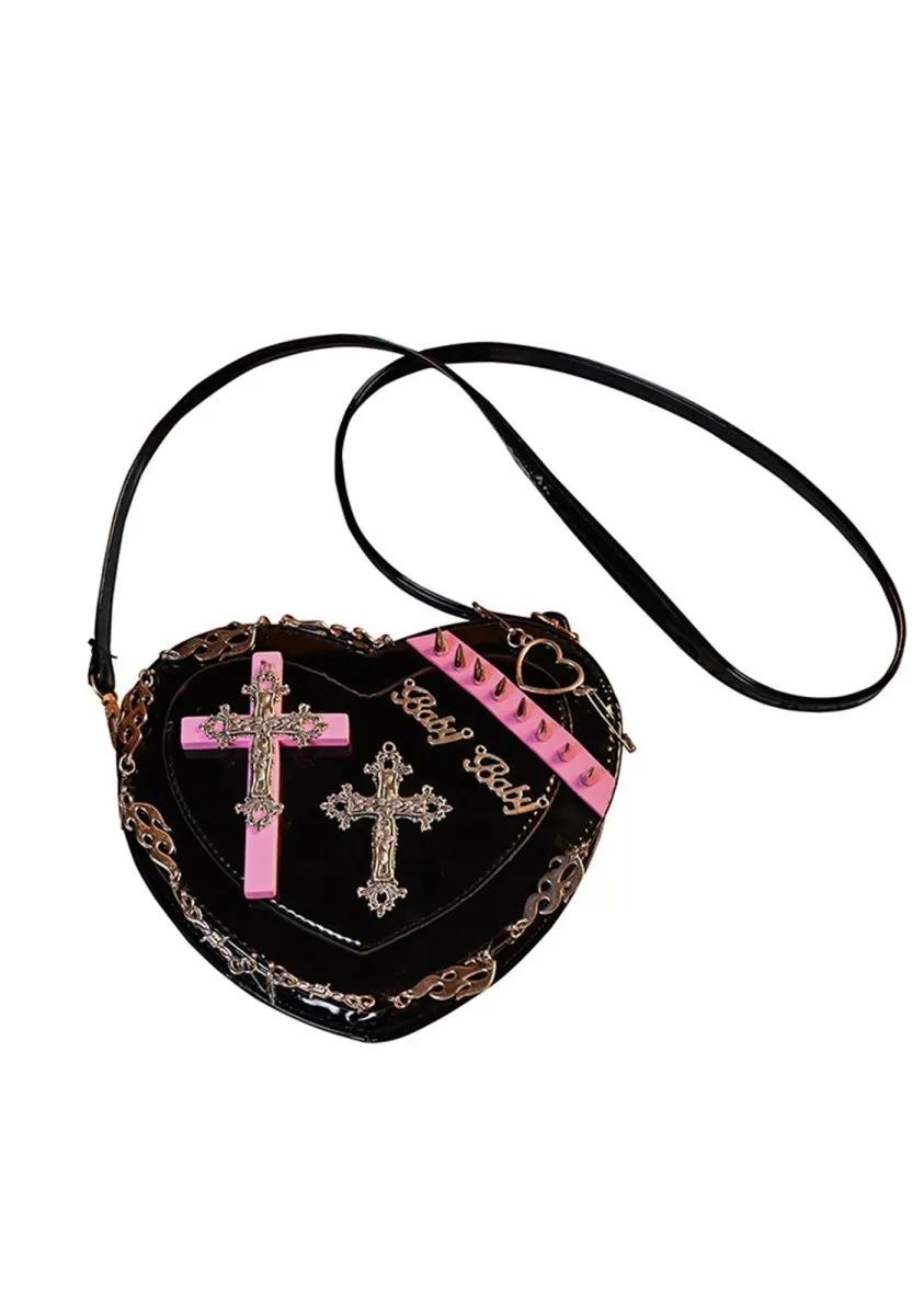 Baby Baby Gothic Cross Rivet Bag