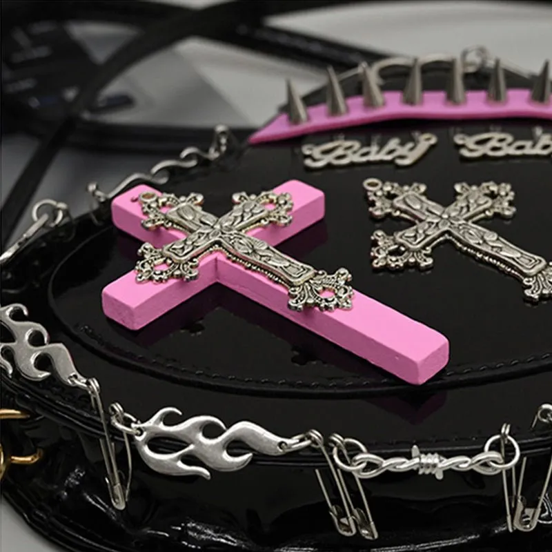 Baby Baby Gothic Cross Rivet Bag