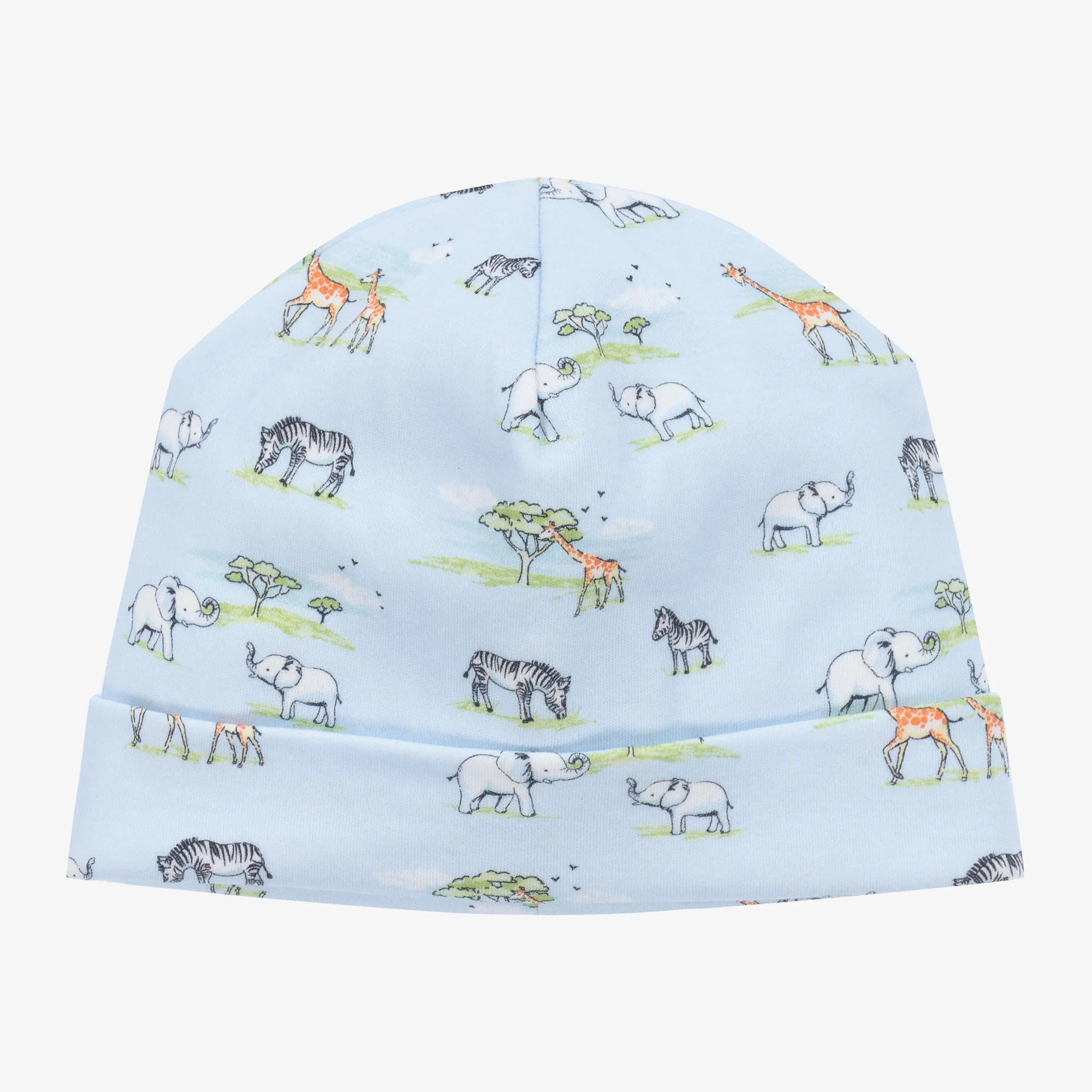 Baby Boys Blue Jungle Oasis Layette Hat