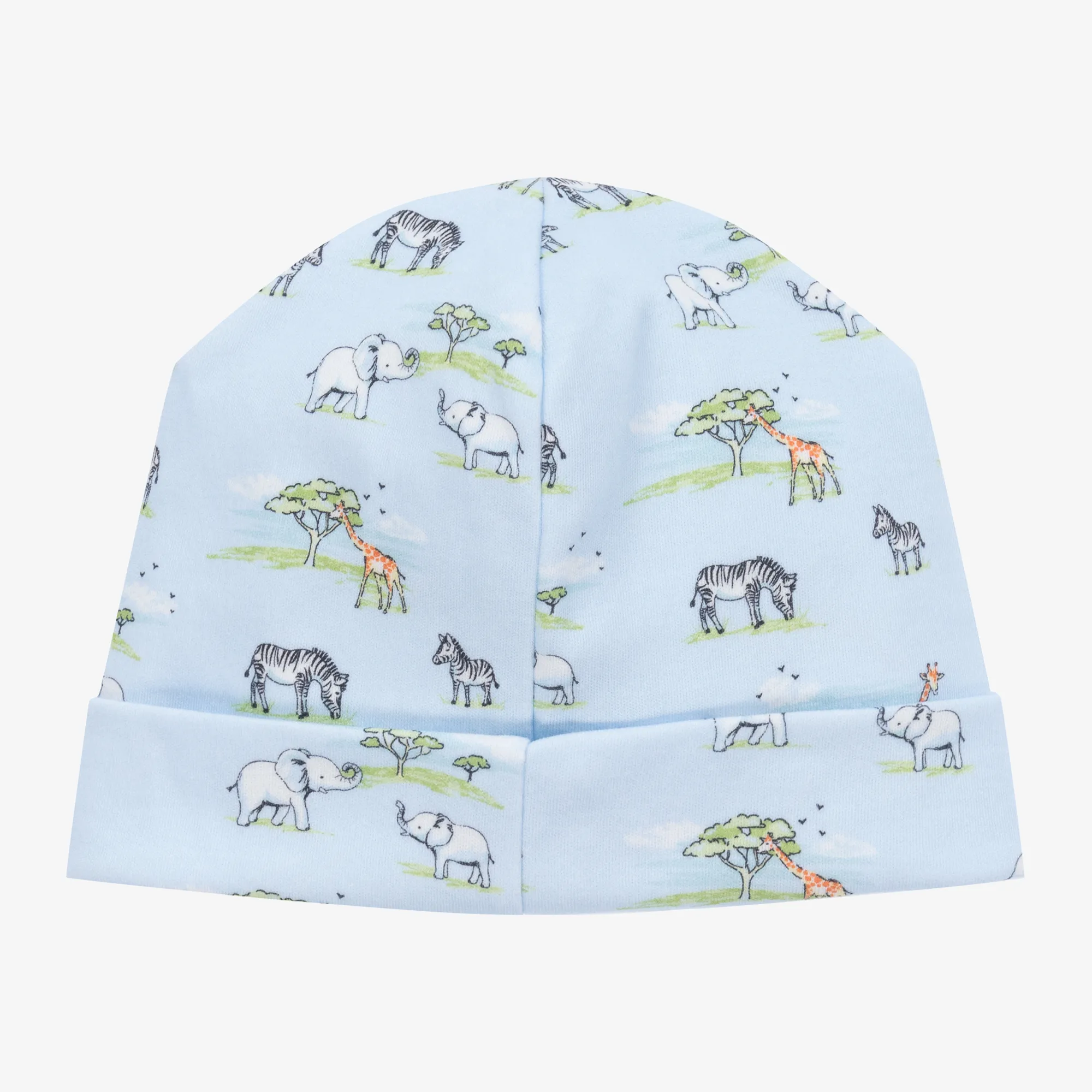 Baby Boys Blue Jungle Oasis Layette Hat