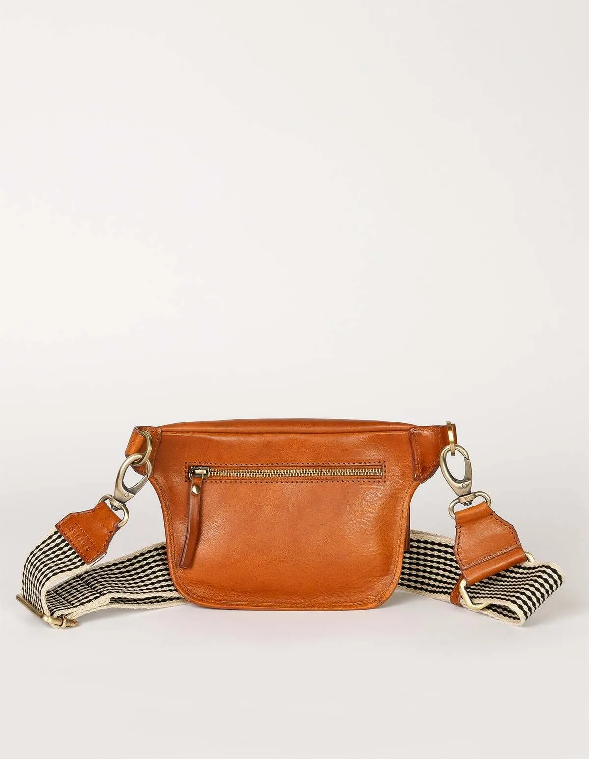 Beck Leather Bum Bag - Oak