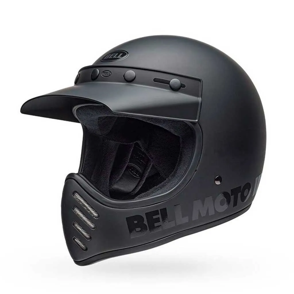 Bell - Moto 3 Black/Black Helmet