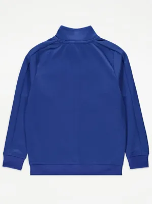 Blue Colour Block Unstoppable Zip Up Tracksuit | Kids | George at ASDA