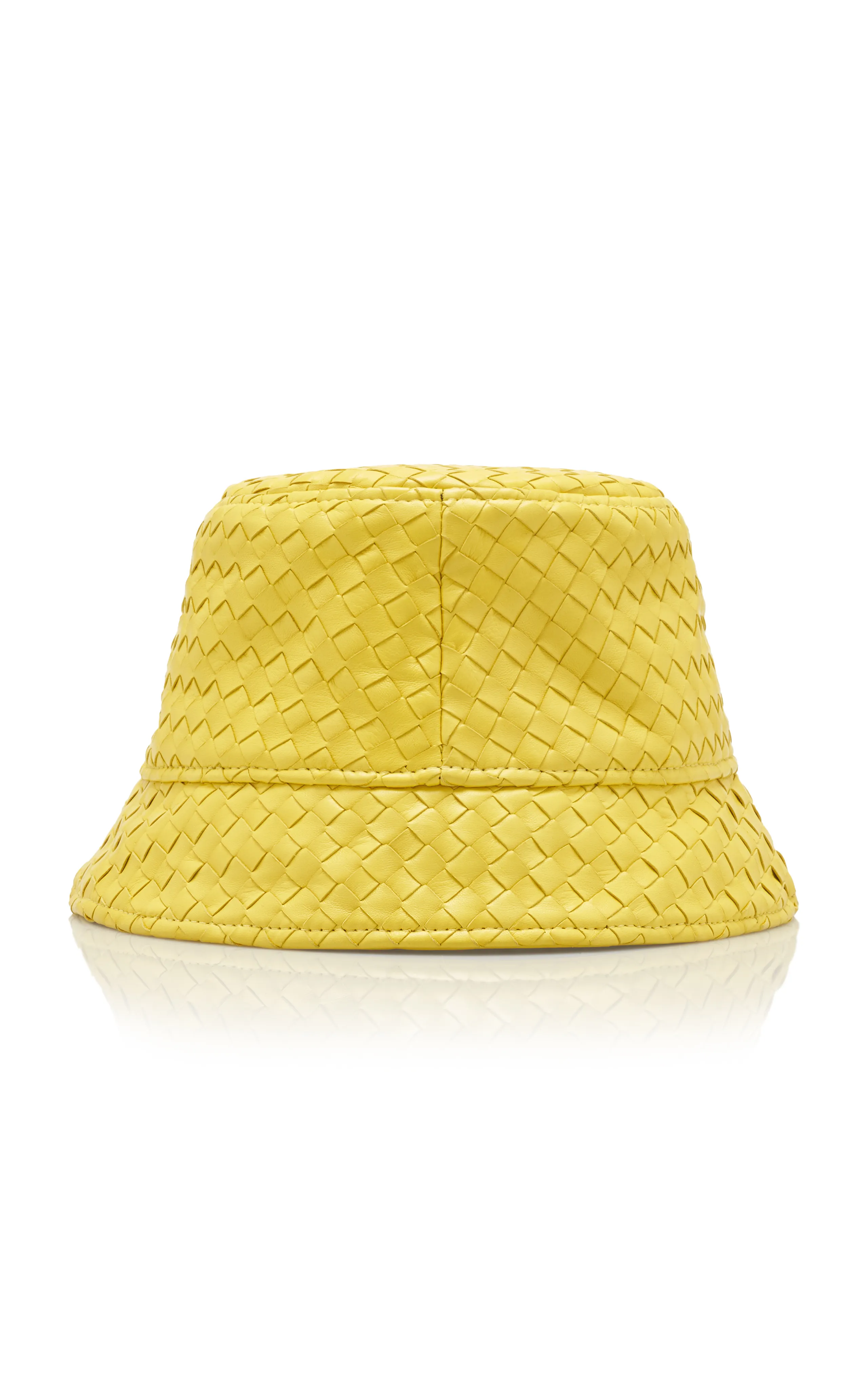 Bottega Veneta Intrecciato Leather Bucket Hat