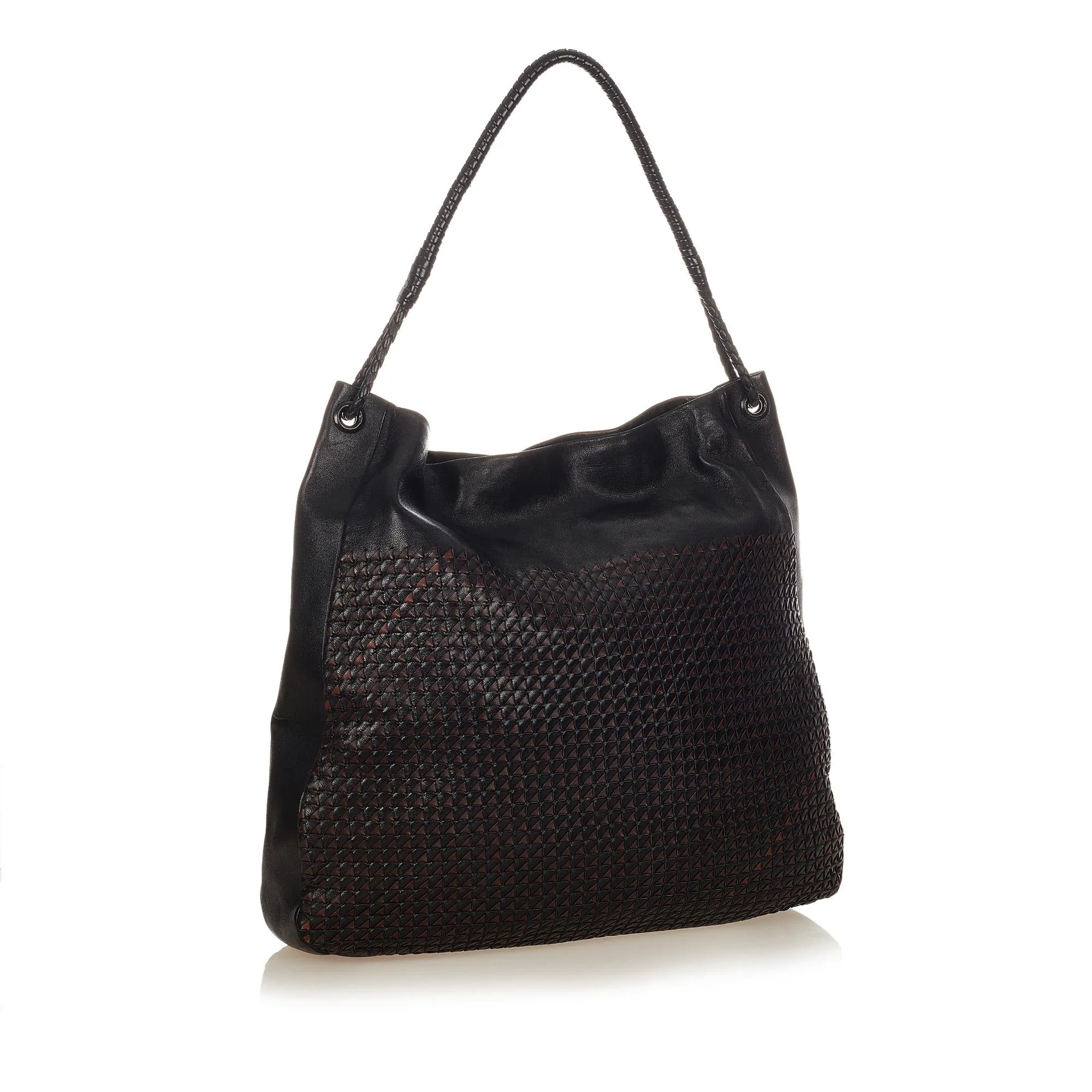 Bottega Veneta Intrecciato Leather Shoulder Bag