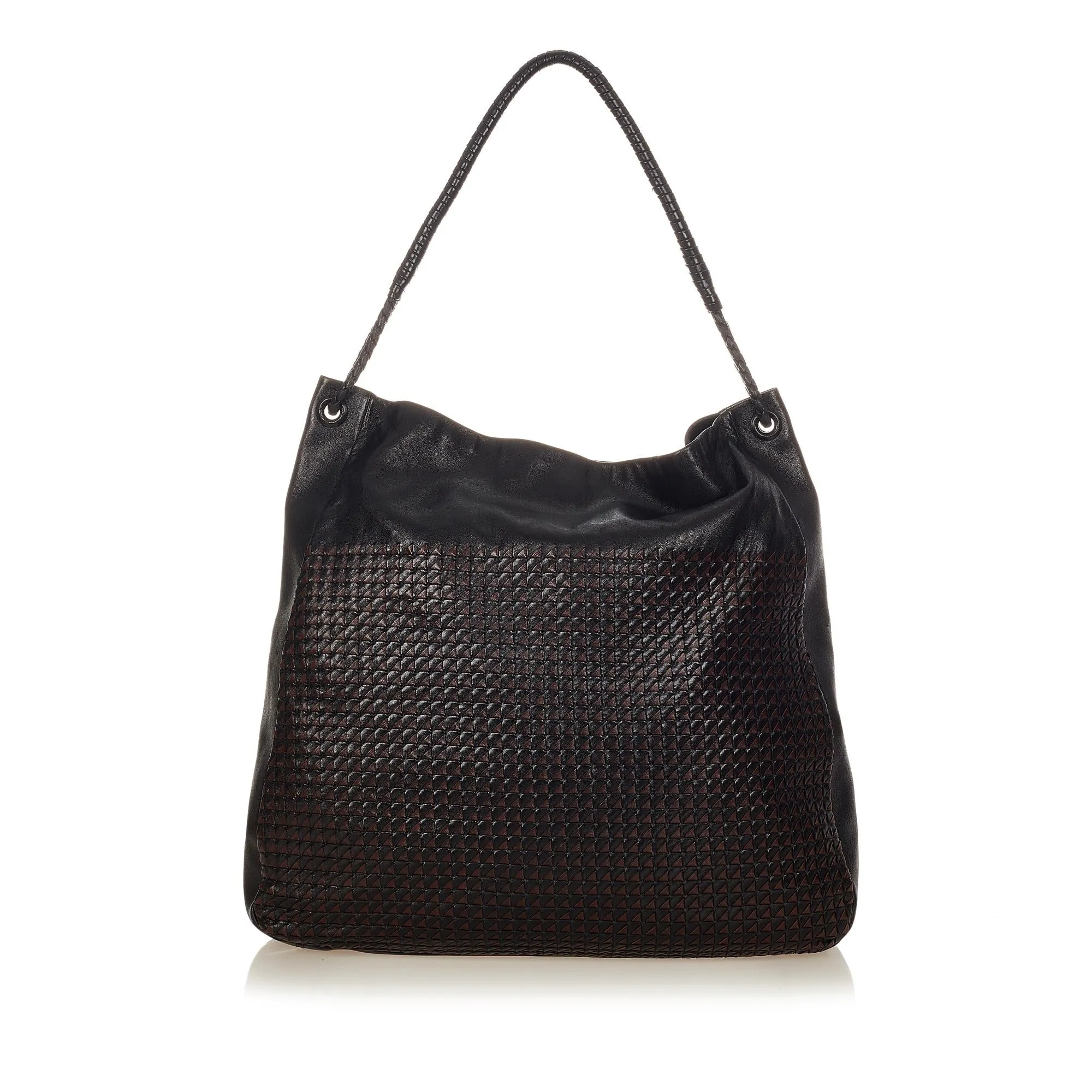 Bottega Veneta Intrecciato Leather Shoulder Bag