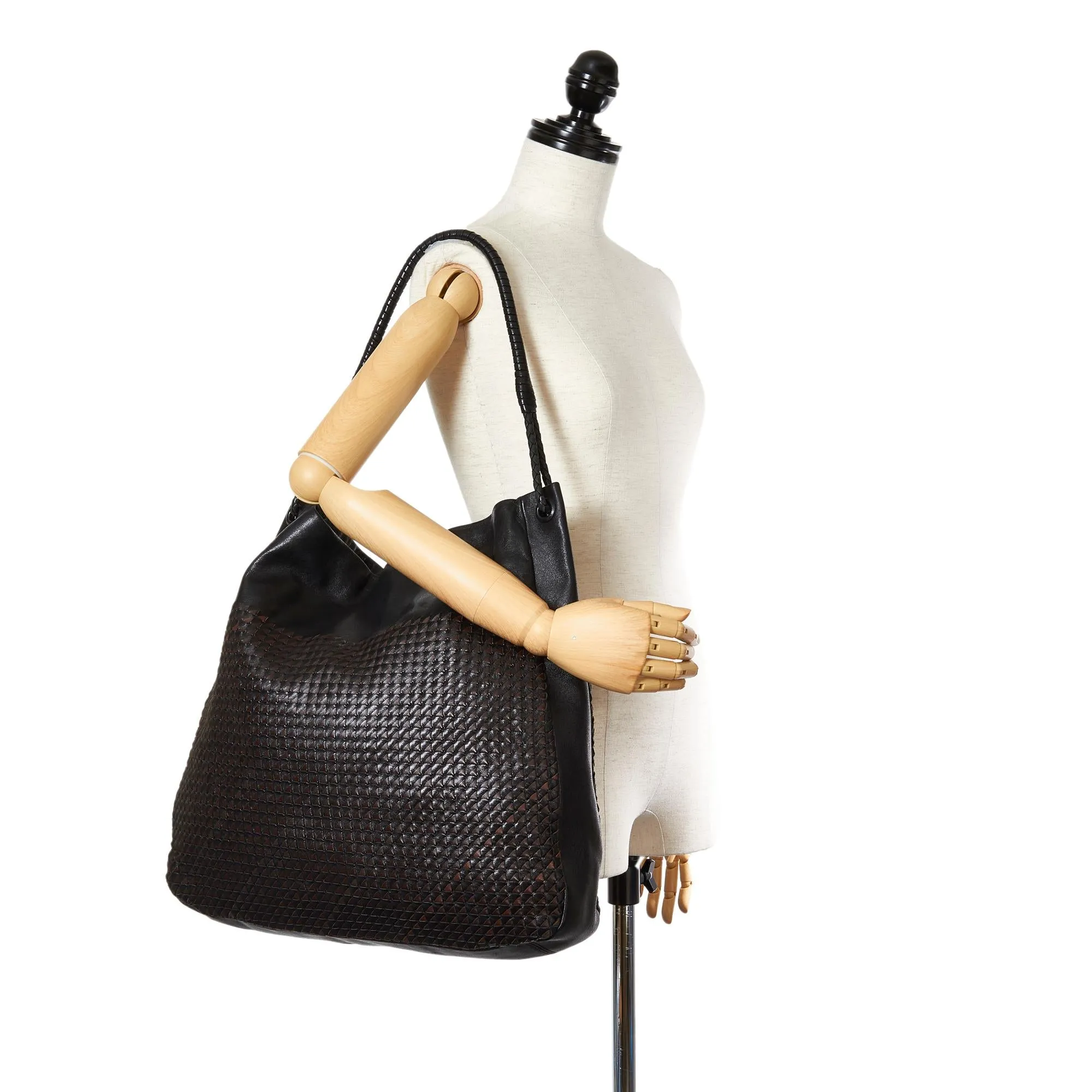 Bottega Veneta Intrecciato Leather Shoulder Bag