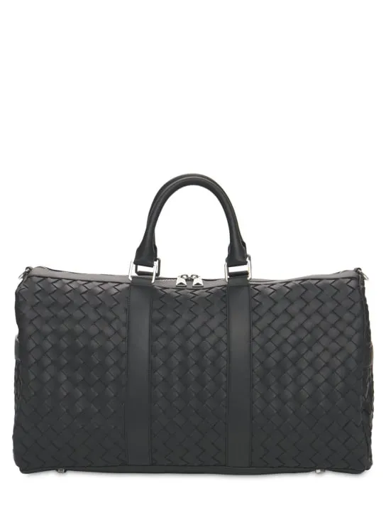 Bottega Veneta   Medium intrecciato leather duffle bag 