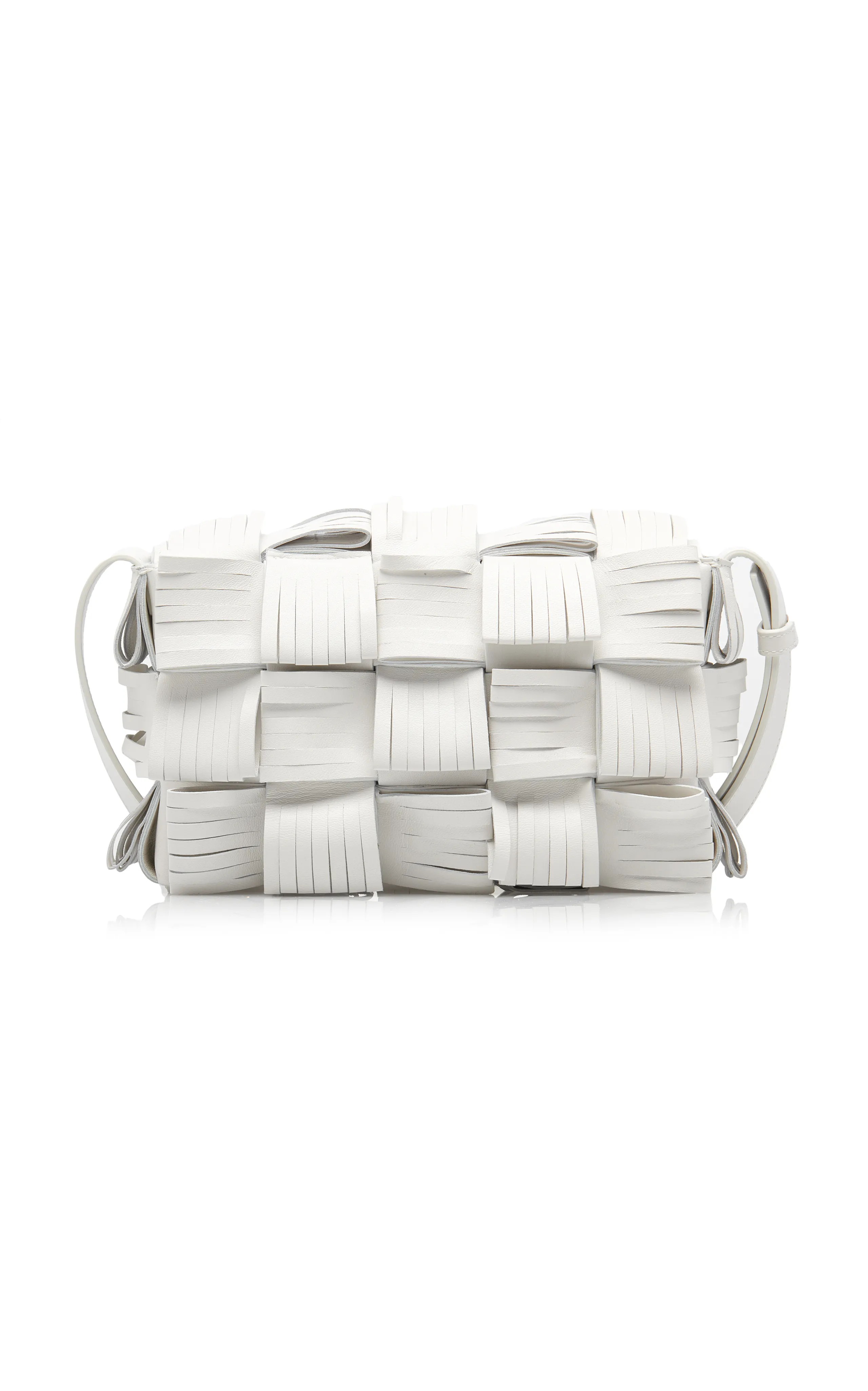 Bottega Veneta The Cassette Fringed Leather Bag