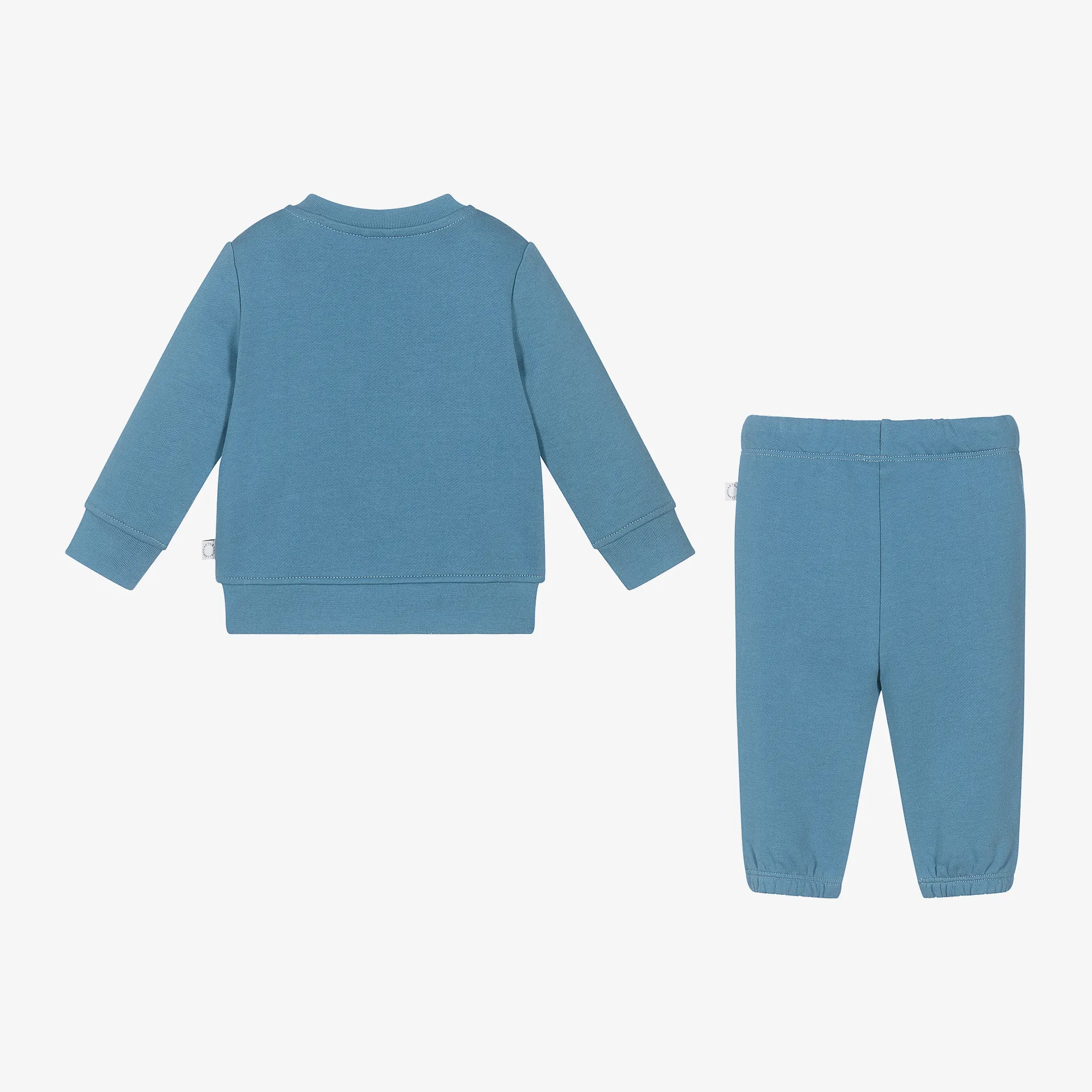 Boys Blue Cosmic Print Organic Cotton Tracksuit