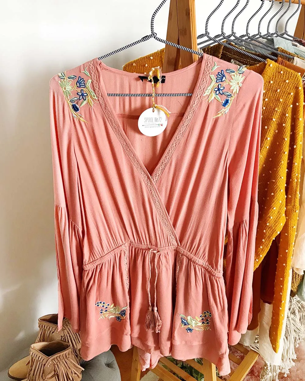 Cactus Rose Romper in Bloom