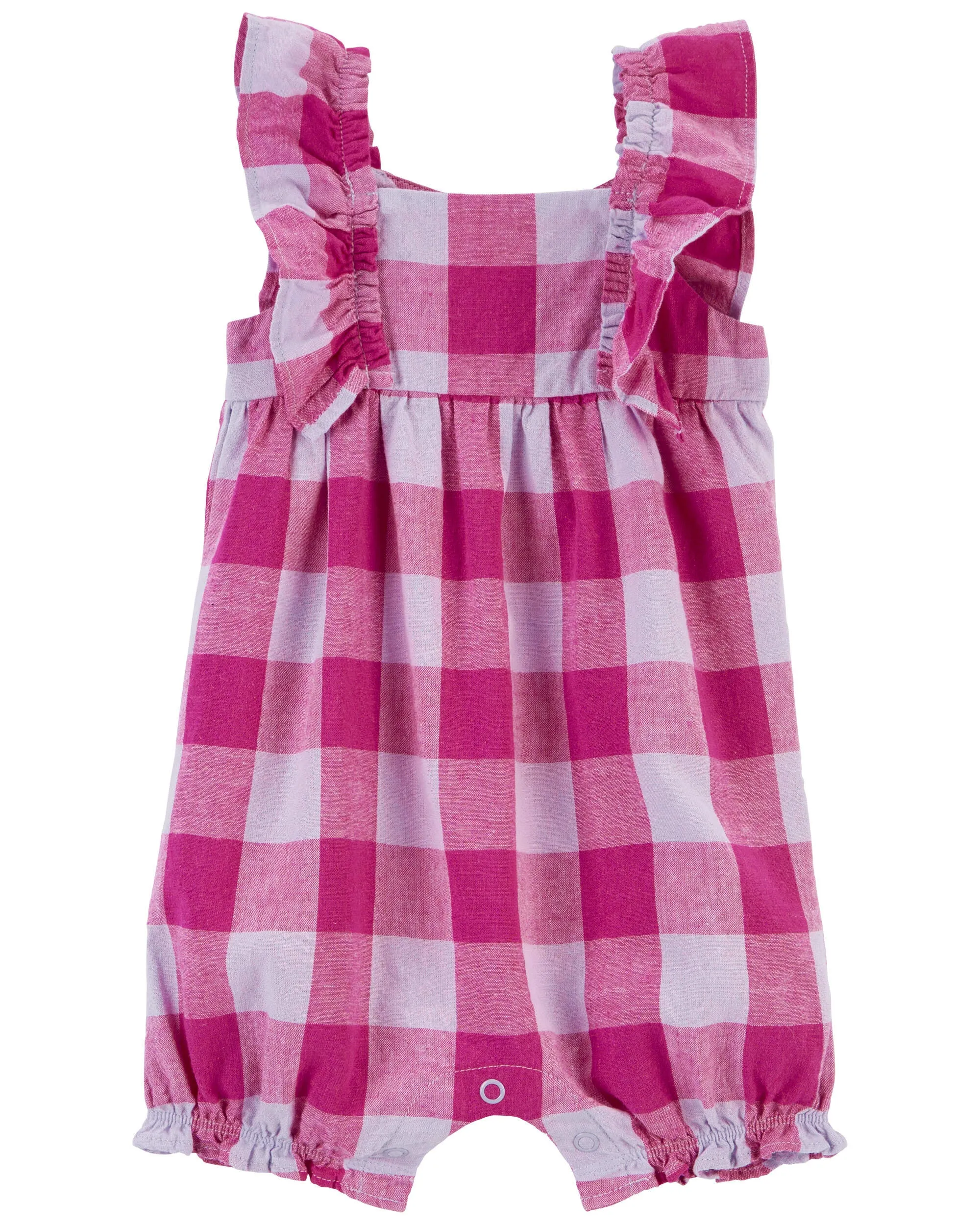 Carters Oshkosh Baby Plaid Romper