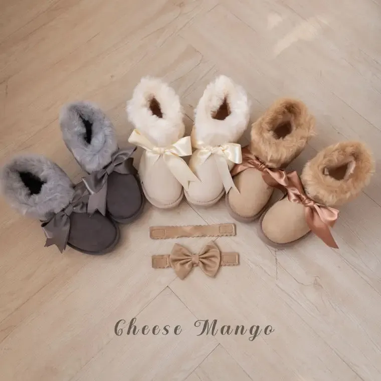 cheese mango bow boot