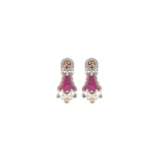 Cherry Blossom Indigo Collection Azalea Earrings by Ayala Bar