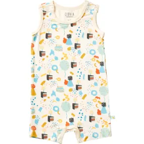 Clover Baby & Kids Tank Top Shorts Romper, Birthday