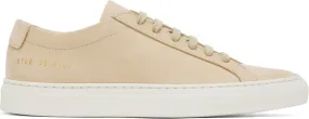 Common Projects Beige Achilles Low Sneakers