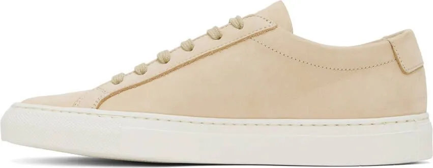 Common Projects Beige Achilles Low Sneakers