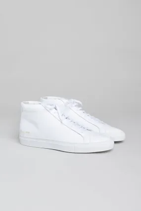 Common Projects White Achilles High-Top Sneakers