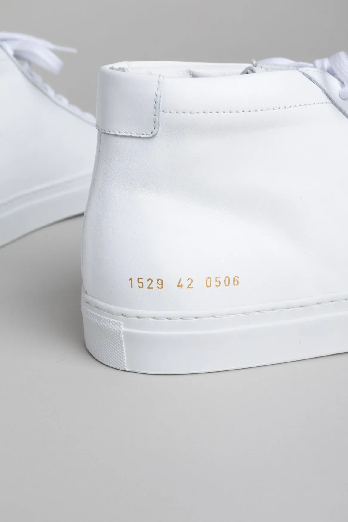 Common Projects White Achilles High-Top Sneakers