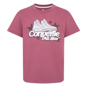 Converse Retro Gfx T Shirt Junior Girls