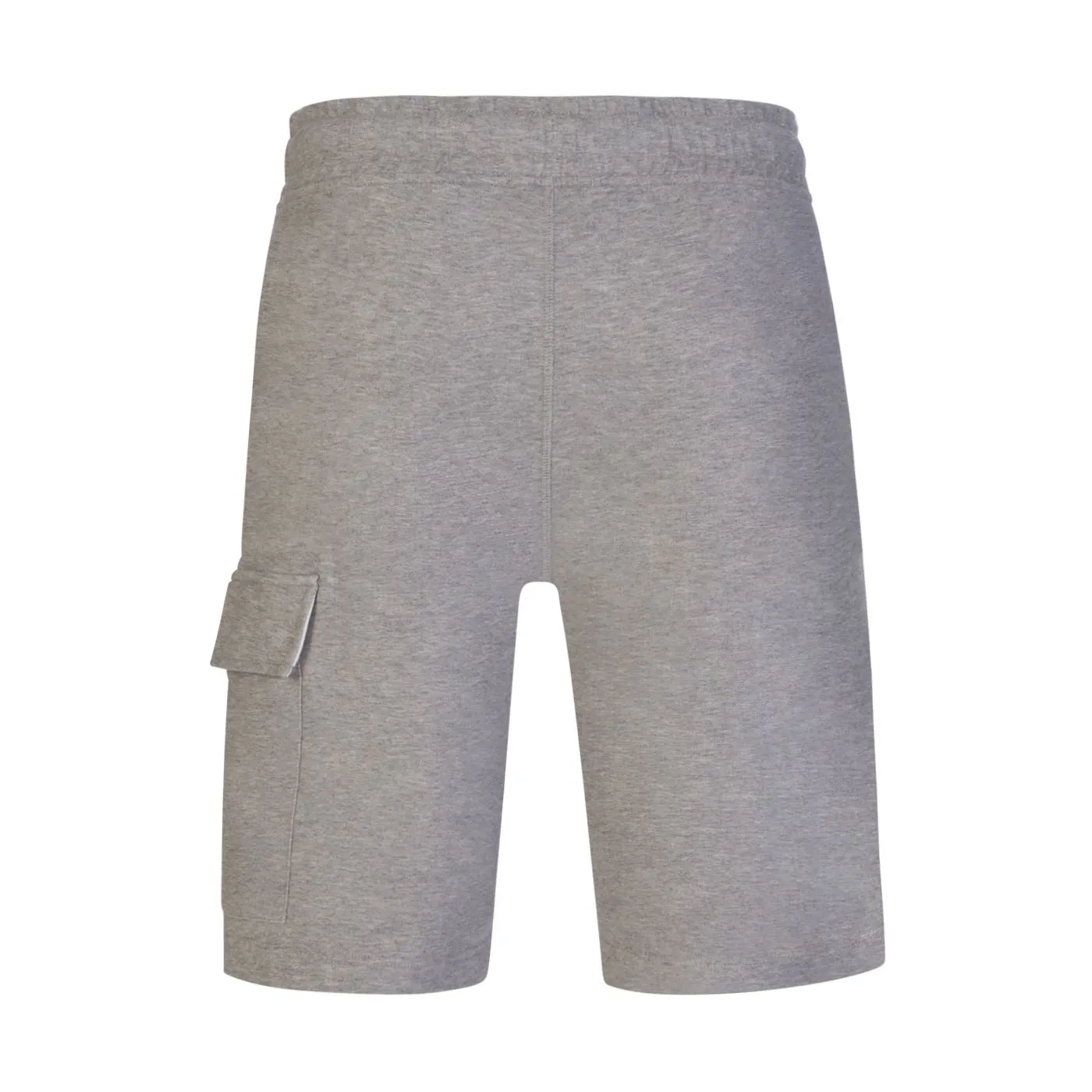 C.P. COMPANY LENS COTTON FLEECE CARGO SHORTS - GREY