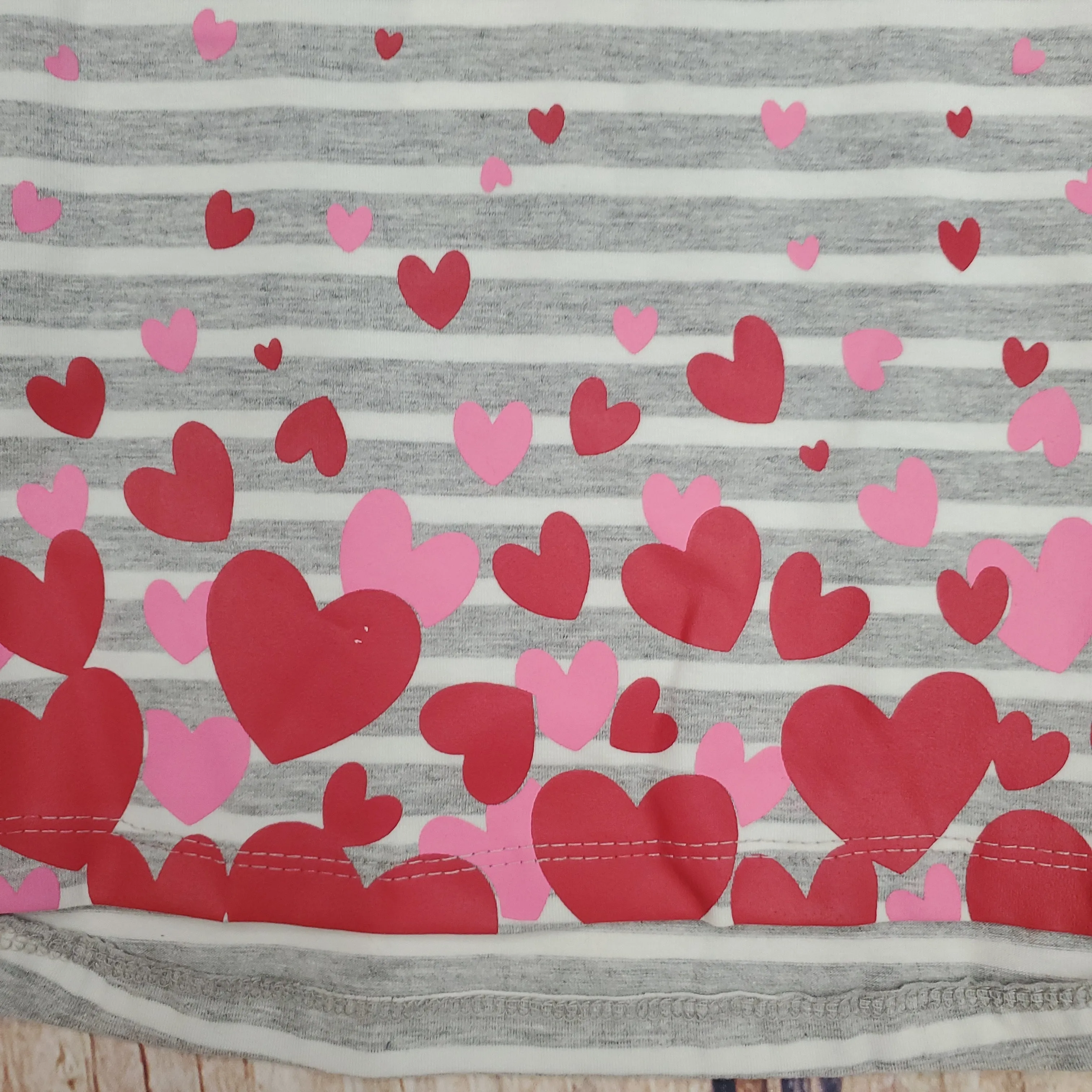 CR Kids Border Print Heart Tunic