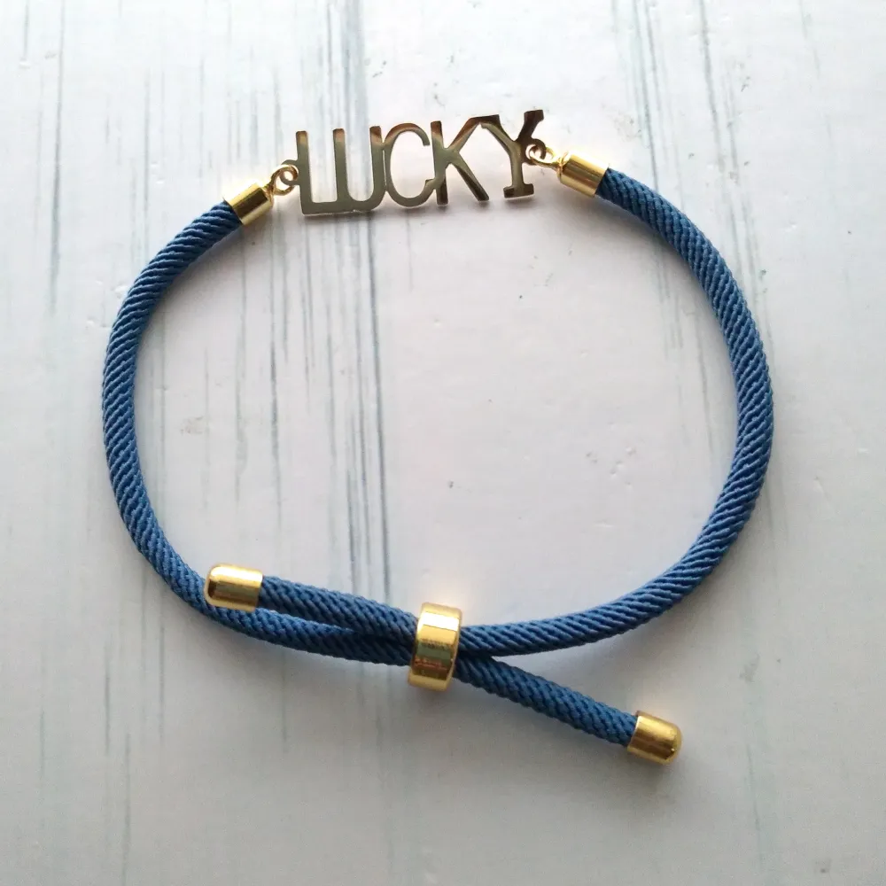 Dani Lucky Corded Slider Bracelet