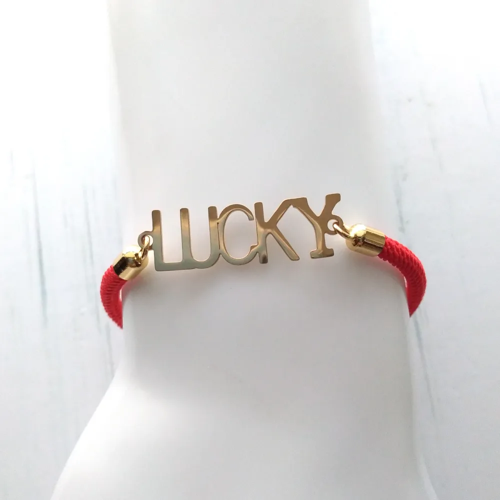 Dani Lucky Corded Slider Bracelet