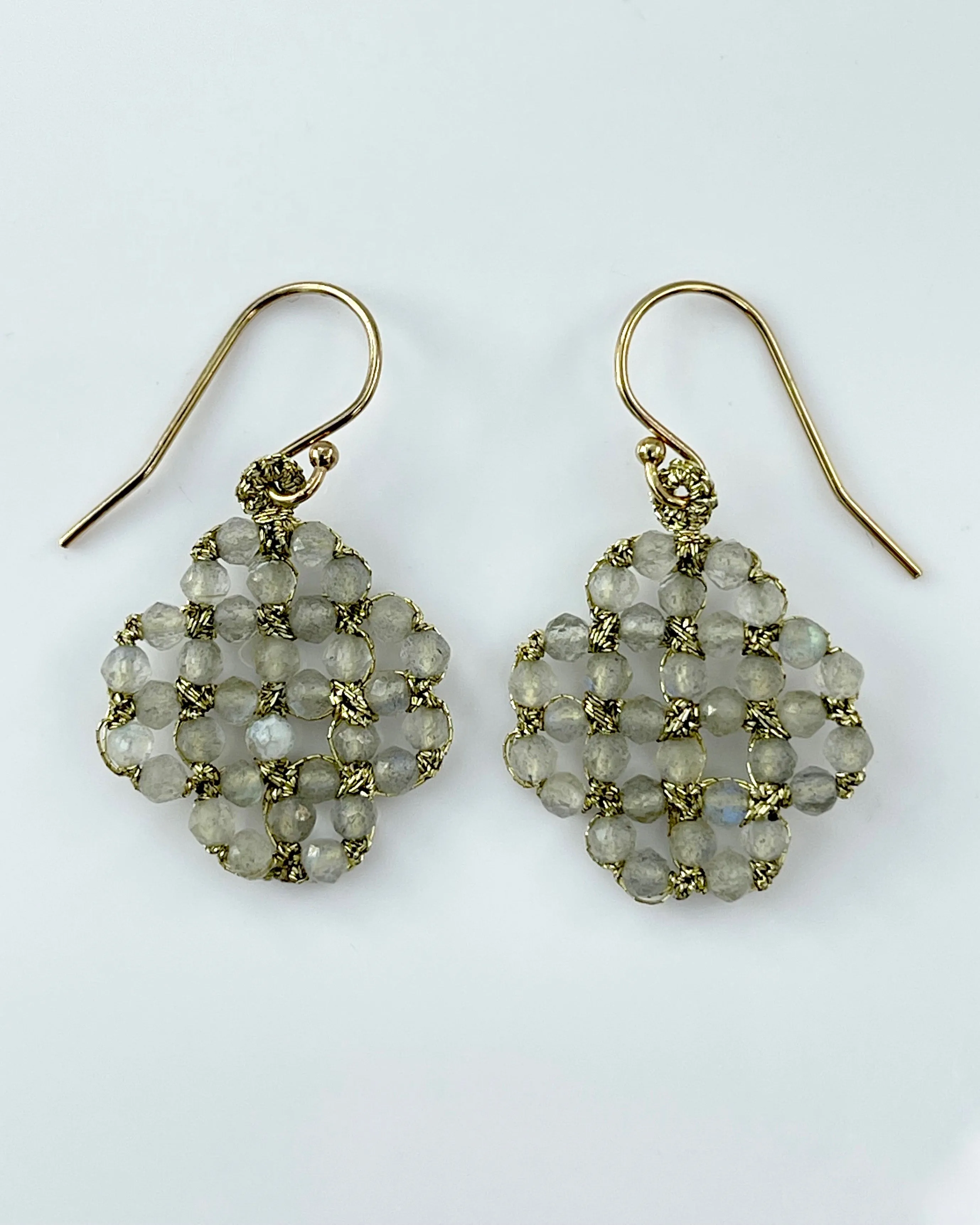 Danielle Welmond Clover Shape Drop Earrings