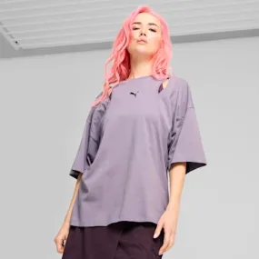 DARE TO Women's Oversized Cut-Out Tee | Pale Plum | PUMA SHOP ALL PUMA | PUMA 