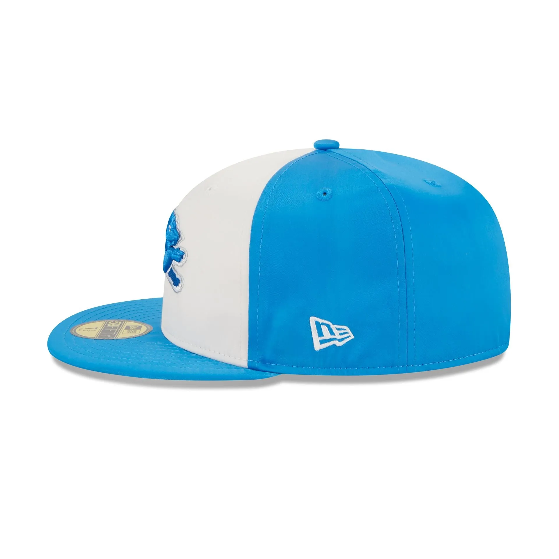 Detroit Lions Throwback Satin 59FIFTY Fitted Hat