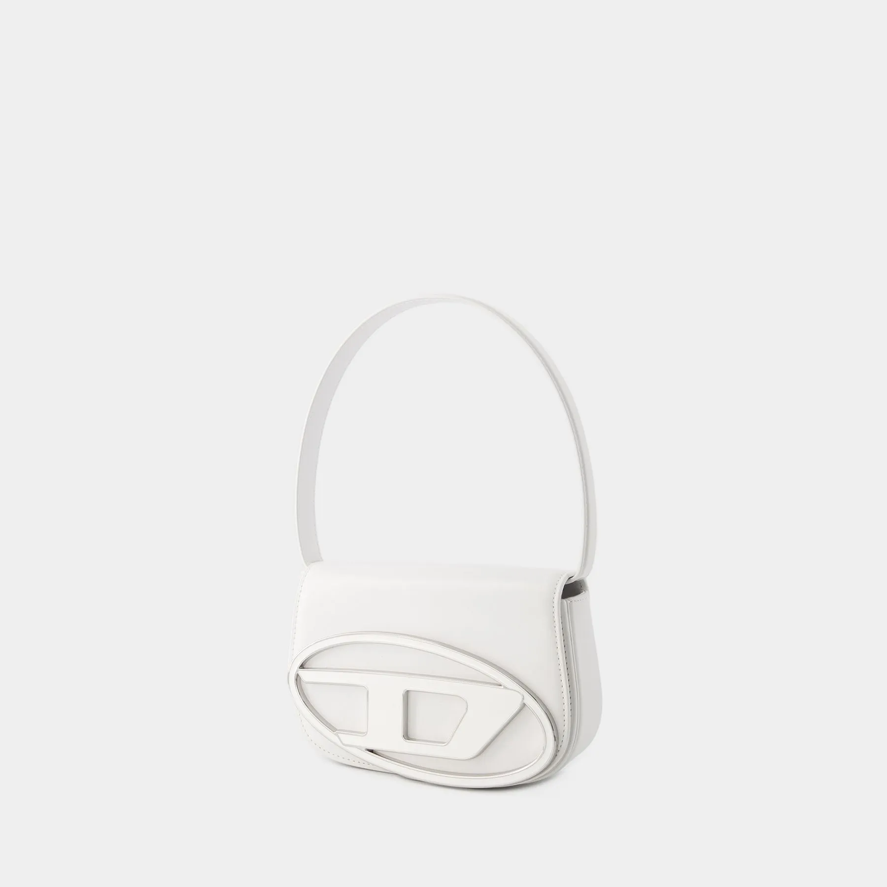 DIESEL  1DR Shoulder Bag - Diesel - Leather - White