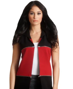 Double Zip Reversible Long Vest