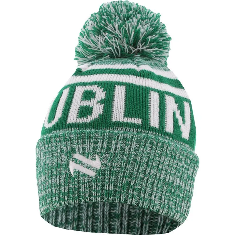 Dublin Bobble Hat Green / White