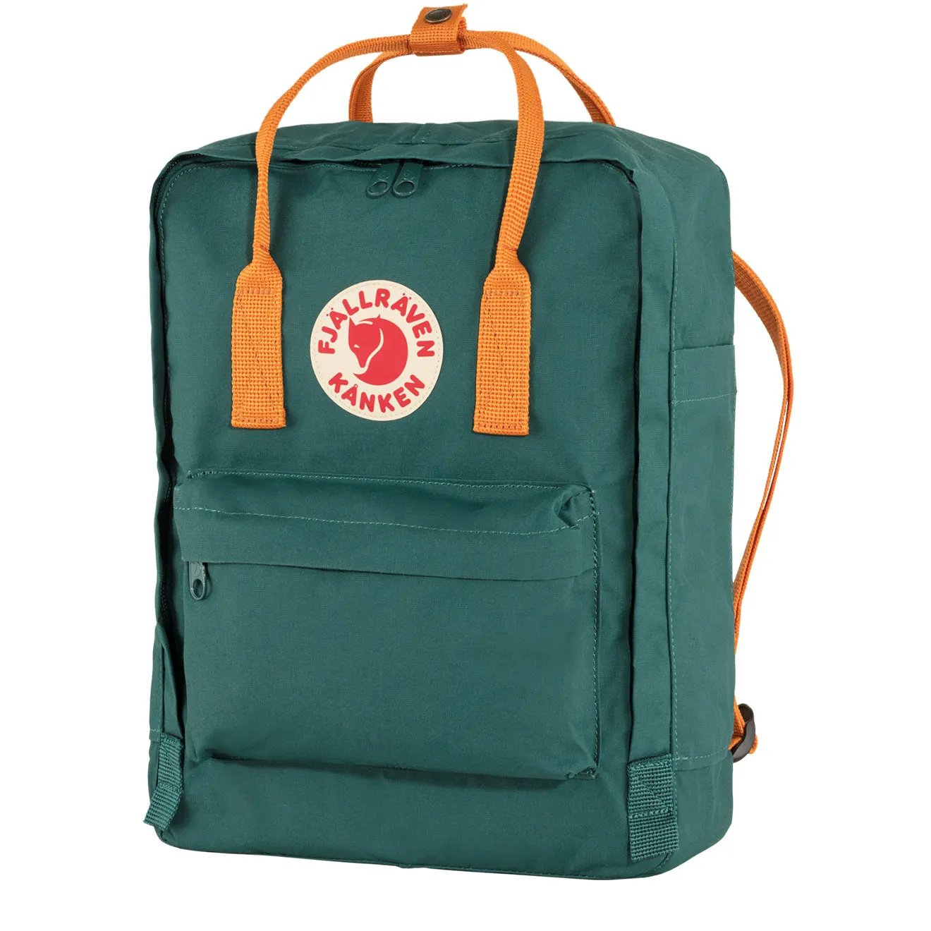 Fjallraven Kanken Classic Backpack Arctic Green / Spicy Orange